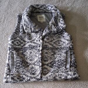 Dylan Gray and White Patterned Vest